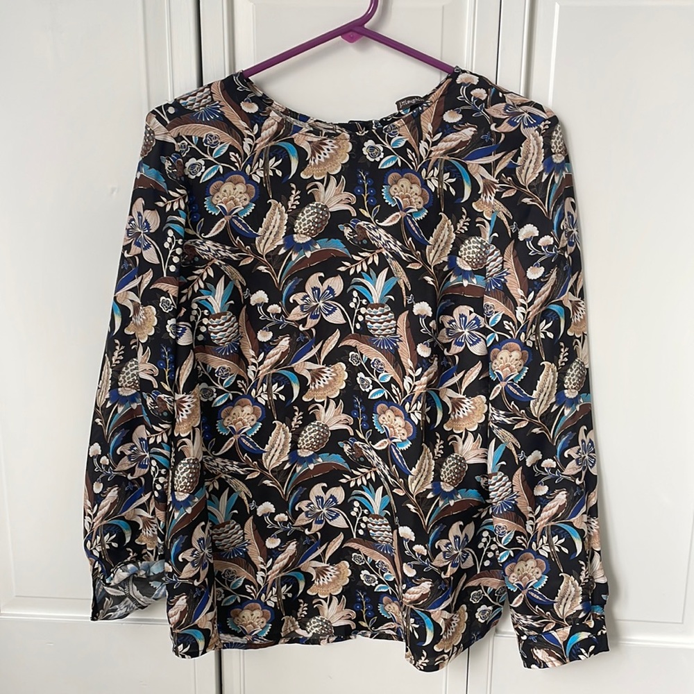 j.McLaughlin silk mix top